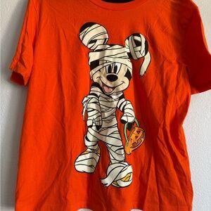 Orange Mummy Mickey Mouse T-Shirt